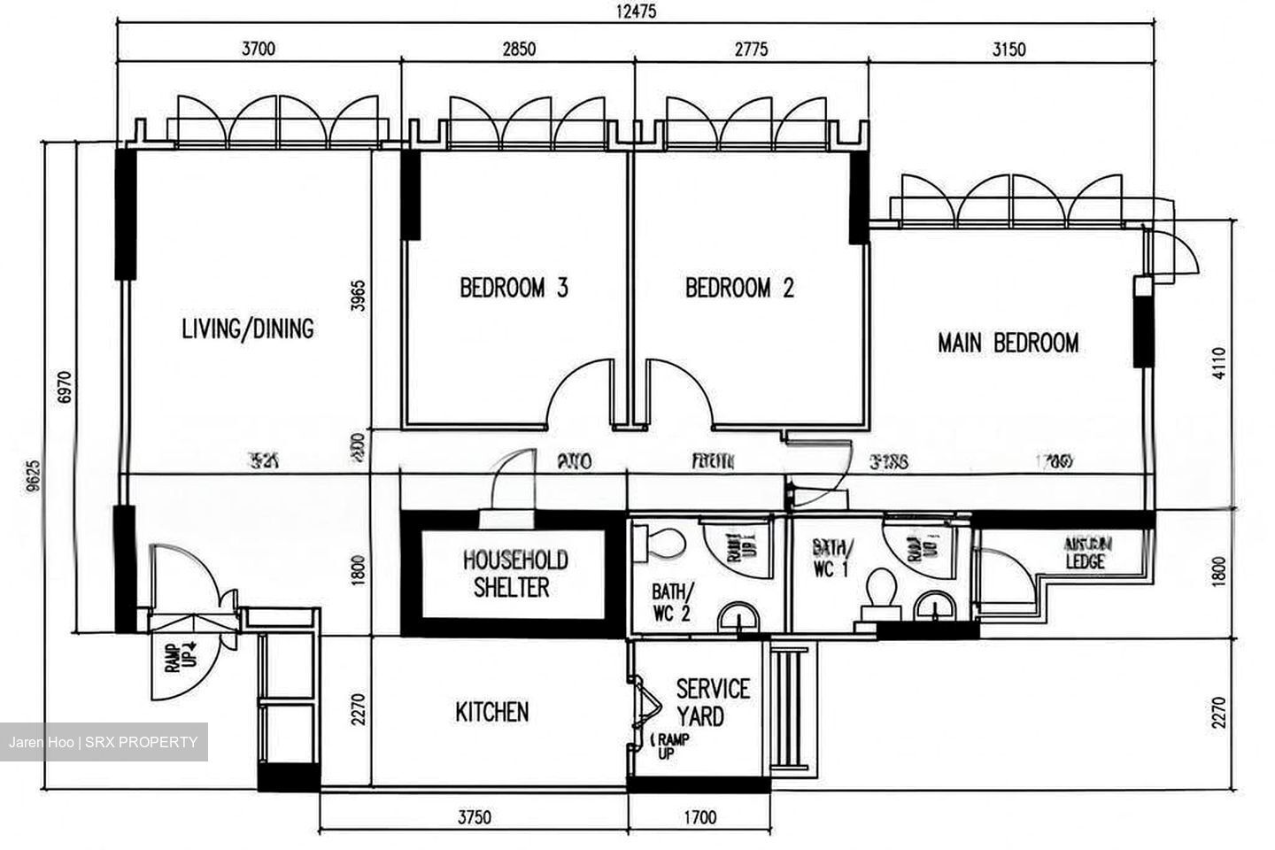 Blk 470A Hougang Parkview (Hougang), HDB 4 Rooms #626342511